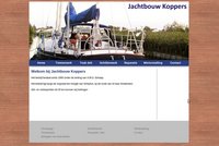 Screenshot Website Koppers Jachtbouw